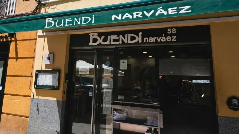 Fachada de Buendi Narváez en la calle Narváez, Madrid
